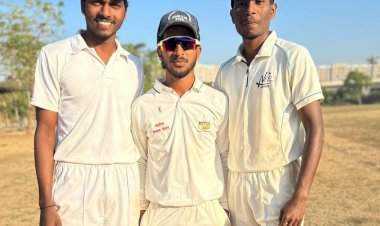 खर्डेकर महाविद्यालयाच्या 3 खेळाडूंना क्रिकेट स्पर्धेत मुंबई विद्यापीठाचे ब्राँझ पदक