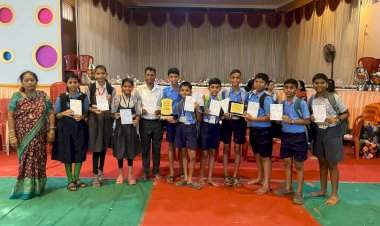 दशांश अपूर्णांक ऑलिंपिक स्पर्धेत वेंगुर्ले केंद्र शाळा नं १ प्रथम