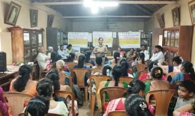 आजगाव येथे सायबर क्राईम जनजागृती व मार्गदर्शन कार्यक्रम संपन्न