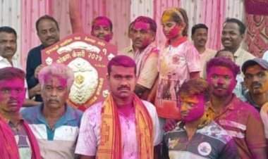 राज्यस्तरीय बैलगाडी स्पर्धेत प्रशांत अपराज यांची बैलजोडी प्रथम