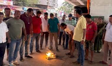 पहलगाम येथील भ्याड हल्ल्याचा बांदा येथे हिंदू एकता मंचच्या वतीने निषेध