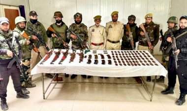 काश्मीर खोऱ्यात सुरक्षा दलांचे सर्च ऑपरेशन जोरात.....दहशतवाद्यांचा छुपा अड्डा उद्ध्वस्त