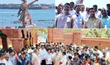 सुबक, सुंदर आणि देखणा असा छत्रपती शिवाजी महाराजांचा भव्य पुतळा : खा. नारायण राणे