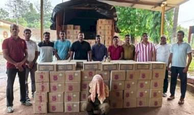 वेंगुर्लेत ६० लाखाची बेकायदा दारु जप्त