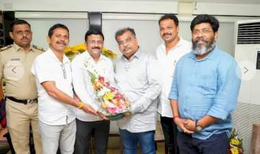 भाजपा प्रदेशाध्यक्ष रवींद्र चव्हाण यांची वेंगुर्लेतील महायुतीच्या कार्यकर्त्यांकडून सदिच्छा भेट