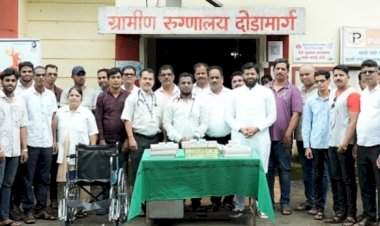 'रुग्णसेवा हीच ईश्वरसेवा' मानत जनतेच्या सेवेत समर्पित राहणार.....युवा उद्योजक विशाल परब यांची ग्वाही.