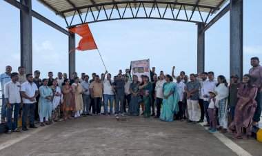 मालवणात सिंधुदुर्ग किल्ल्याच्या साक्षीने शिवप्रेमींचा जल्लोष