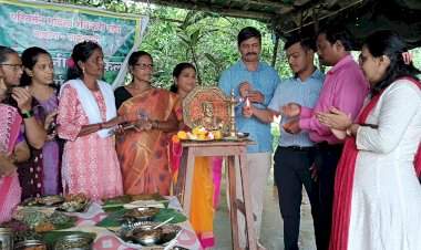 सावंतवाडी-धाकोरा येथे रानभाजी महोत्सव व रानभाजी पाककला स्पर्धा संपन्न......'परिवर्तन महिला शेतकरी संघ' धाकोरा यांचे विशेष आयोजन