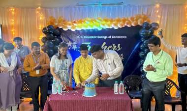 लोकमान्य ट्रस्ट संचलित देशभक्त शंकरराव गवाणकर महाविद्यालयांमध्ये  फ्रेशर्स पार्टी साजरी