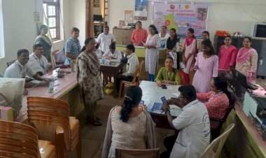 मालवण येथे आरोग्य तपासणी शिबिराला उत्स्फूर्त प्रतिसाद