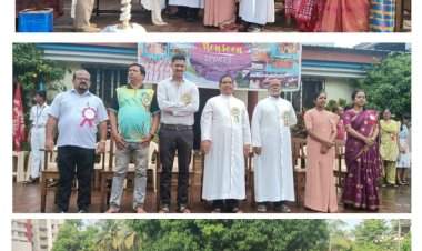 विद्यार्थ्यांच्या सर्वांगीण विकासासाठी मैदानी खेळ महत्त्वाचे - पोलीस निरीक्षक निसर्ग ओतारी......मदर तेरेसा स्कूल वेंगुर्ला येथे पावसाळी मैदानी खेळ संपन्न.