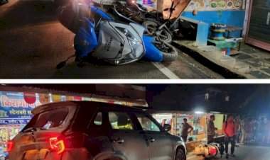 चिरे वाहतूक करणाऱ्या ट्रकने कारसह दोन दुचाकींना उडविले