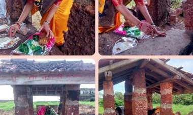 आपला कट्टा संस्था, शिवशंभु विचार मंचाच्यावतीने गडदुर्गांवरील देवींचे विधिवत पूजन.