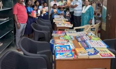 वाचन प्रेरणा दिन ओसरगावात उत्साहात साजरा