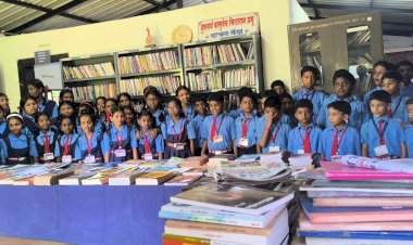 परुळे येथे वाचनप्रेरणा दिन साजरा.......उत्तम वाचक स्पर्धेत विद्यार्थ्यांनी प्रदर्शित केले कौशल्य