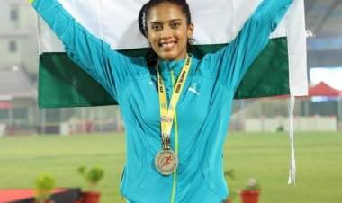 दक्षिण आशियाई ॲथलेटिक्स चॅम्पियनशिपमध्ये पूर्वा सावंत हिने पटकावले रौप्य पदक.......माजी आमदार वैभव नाईक यांनी केले अभिनंदन