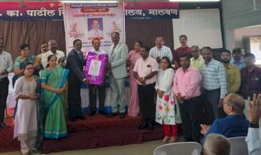 डॉ. शिवराम ठाकूर यांचा सेवापूर्ती सत्कार व सदिच्छा समारंभ संपन्न
