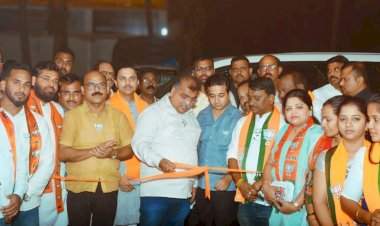 भाजपचे सर्व उमेदवार निवडून येण्यासाठी एकदिलाने काम करा : रवींद्र चव्हाण......वेंगुर्ले भाजप प्रचार कार्यालयाचे उद्घाटन