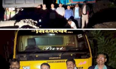 अवैध वाळू वाहतूक करणाऱ्या सहा डंपरवर कारवाई