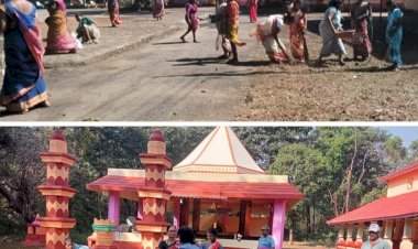 मंदिर स्वच्छता मोहिमेला उत्स्फूर्त प्रतिसाद......८९७० ग्रामस्थांचा सहभाग