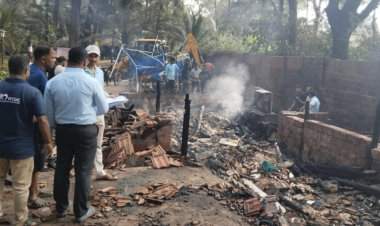 मालवण-तारकर्ली येथील एमटीडीसी कार्यालय आगीत जळून खाक