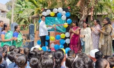 सिंधुदुर्ग विद्यानिकेतन इंग्लिश मिडीयम स्कूल,वेंगुर्ला येथे बालोद्यानचे उद्घाटन
