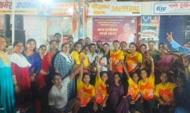 रस्सीखेच स्पर्धेत आडेलीचा हिरकणी गृप प्रथम