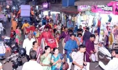 कणकवलीत हिंदू नववर्ष स्वागत शोभायात्रा दिमाखात