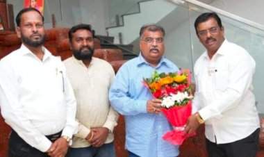 प्रमोद कामत यांनी घेतली प्रदेशाध्यक्ष रवींद्र चव्हाण यांची भेट