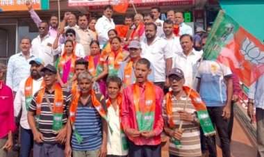 वाडा येथील उबाठाच्या अनेक कार्यकर्त्यांचा भाजपात प्रवेश