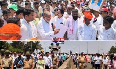 आंबा, काजू बागायतदारांना दोन दिवसांत नुकसान भरपाई; जिल्हाधिकाऱ्यांची लेखी ग्वाही....नांदगाव येथील रास्ता रोको आंदोलन स्थगित