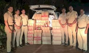 अवैध दारू वाहतूक प्रकरणी एक ताब्यात; बांदा पोलिसांची कारवाई