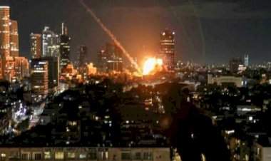 इराणचा इस्रायलवर भीषण क्षेपणास्त्र हल्ला...