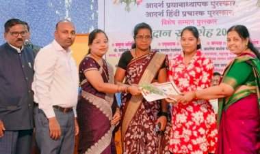 जिल्हास्तरीय हिंदी मानक परीक्षेत वेदिका तेंडुलकर जिल्ह्यात द्वितीय
