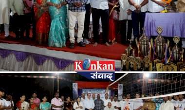 खास. नारायण राणे यांच्या वाढदिवसानिमित्त आयोजित व्हॉलीबॉल स्पर्धेला उत्स्फूर्त प्रतिसाद..