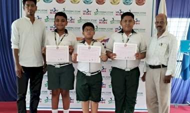 स्टेपिंग स्टोन ग्लोबल स्कूलच्या विद्यार्थ्यांचे पखवाज परीक्षेत घवघवीत यश