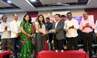 पत्रकार गृहनिर्माण प्रकल्प भूमिपूजन व गुणवंत पाल्यांचा गौरव सोहळा संपन्न
