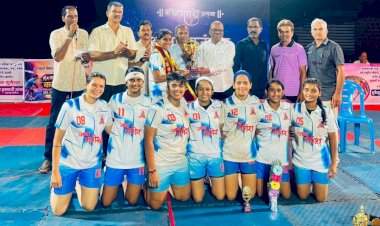 निमंत्रित महिला कबड्डी स्पर्धेत जय गणेश महिला कबड्डी संघ मालवण विजेता