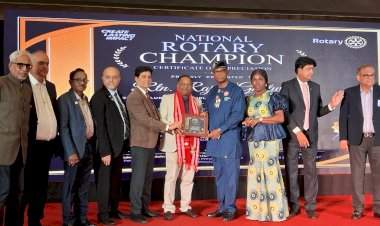 रोटेरियन राजेश घाटवळ यांना प्रतिष्ठेच्या ‘National Rotary Champion’ राष्ट्रीय पुरस्काराने गौरव