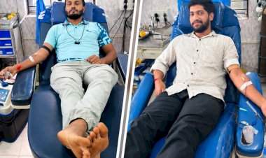 गणरायाच्या साक्षीने माणुसकीचा जागर.......रक्ताची तातडीची गरज कळताच गोवा बांबोळी गाठत केले रक्तदान