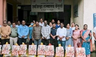 रवींद्र चव्हाण यांच्या वाढदिवसानिमित्त वेंगुर्ल्यात क्षयरोगग्रस्त रुग्णांसाठी आरोग्यविषयक मदत......युवा नेते विशाल प्रभाकर परब यांच्या माध्यमातून सामाजिक उपक्रमाचे आयोजन