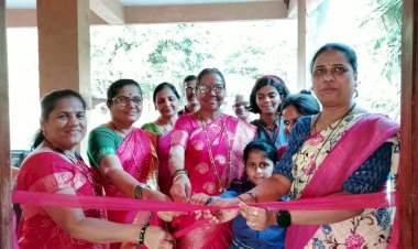 परुळे येथे राधारंग फाउंडेशनच्या शारदा फिटनेस सेंटरचे उद्घाटन..