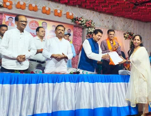 उभादांडा जिल्हा परिषद मतदारसंघाच्या महिला विभाग प्रमुख पदी टीना आल्मेडा यांची निवड