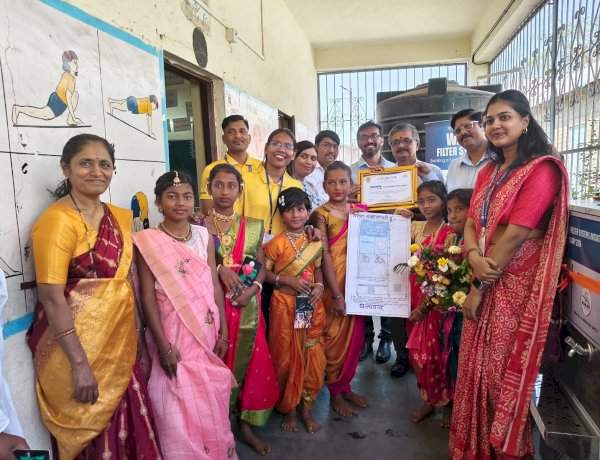 कोकण संस्थेच्या पुढाकाराने पुण्यातील ५ शाळांना स्वच्छ पाण्याची सुविधा