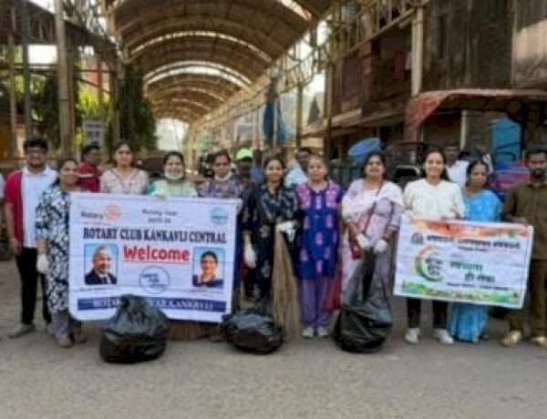 जागतिक महिला दिनानिमित्त कणकवलीत स्वच्छता अभियान