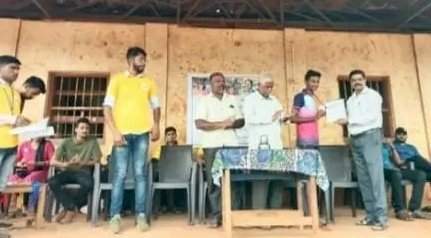 माणगाव हायस्कूल येथे राष्ट्रीय क्रीडा दिन साजरा.