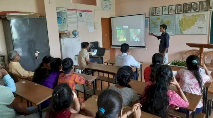 फुलपाखरांप्रमाणे नेत्रगोलचा वापर करून विद्यार्थ्यांनी अनेक विषयाचे ज्ञान प्राप्त करावे : सूरज मळीक.