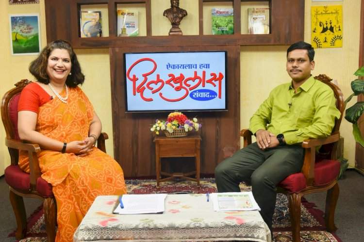 ‘दिलखुलास’ कार्यक्रमात अधीक्षक कृषी अधिकारी बालाजी ताटे यांची मुलाखत.