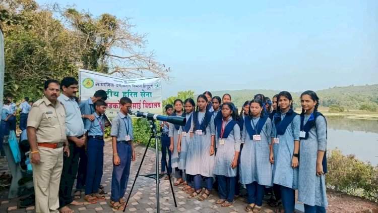 पाट हायस्कूल येथे सामाजिक वनीकरण तर्फे नेचर कॅम्पचे आयोजन.