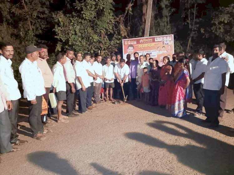 घावनळे विभागात विकास कामांचा धडाका.  आ.वैभव नाईक यांनी मंजूर केलेल्या विविध विकास कामांची भूमिपूजने.